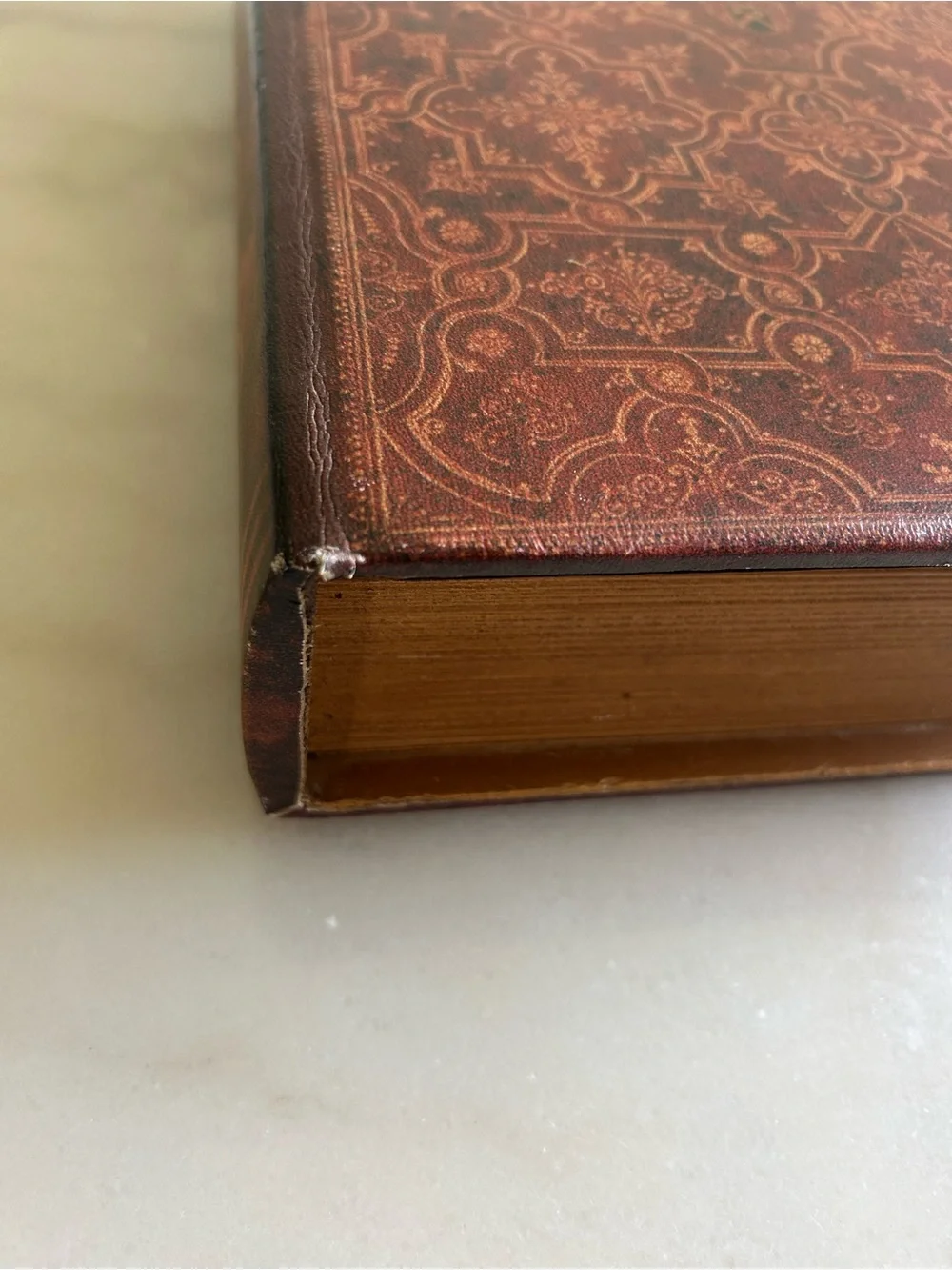 Vintage Robin Wing Faux Book Secret Storage Box